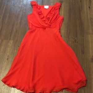🎸Orange J. Crew Dress!
